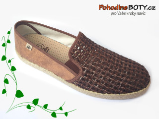 Lehké pánské espadrilky mokasíny Berevere FV3103